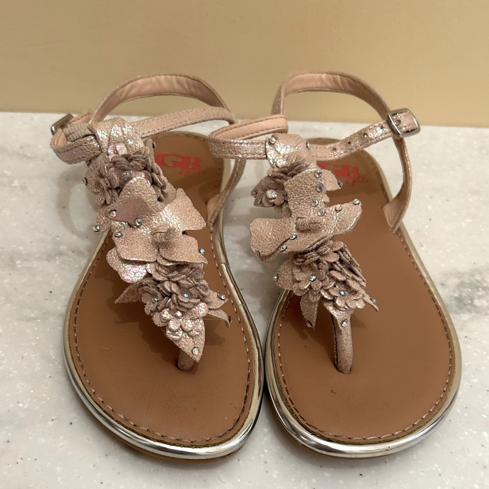 Beautiful Floral Girl’s Elegant Sandle Size 12